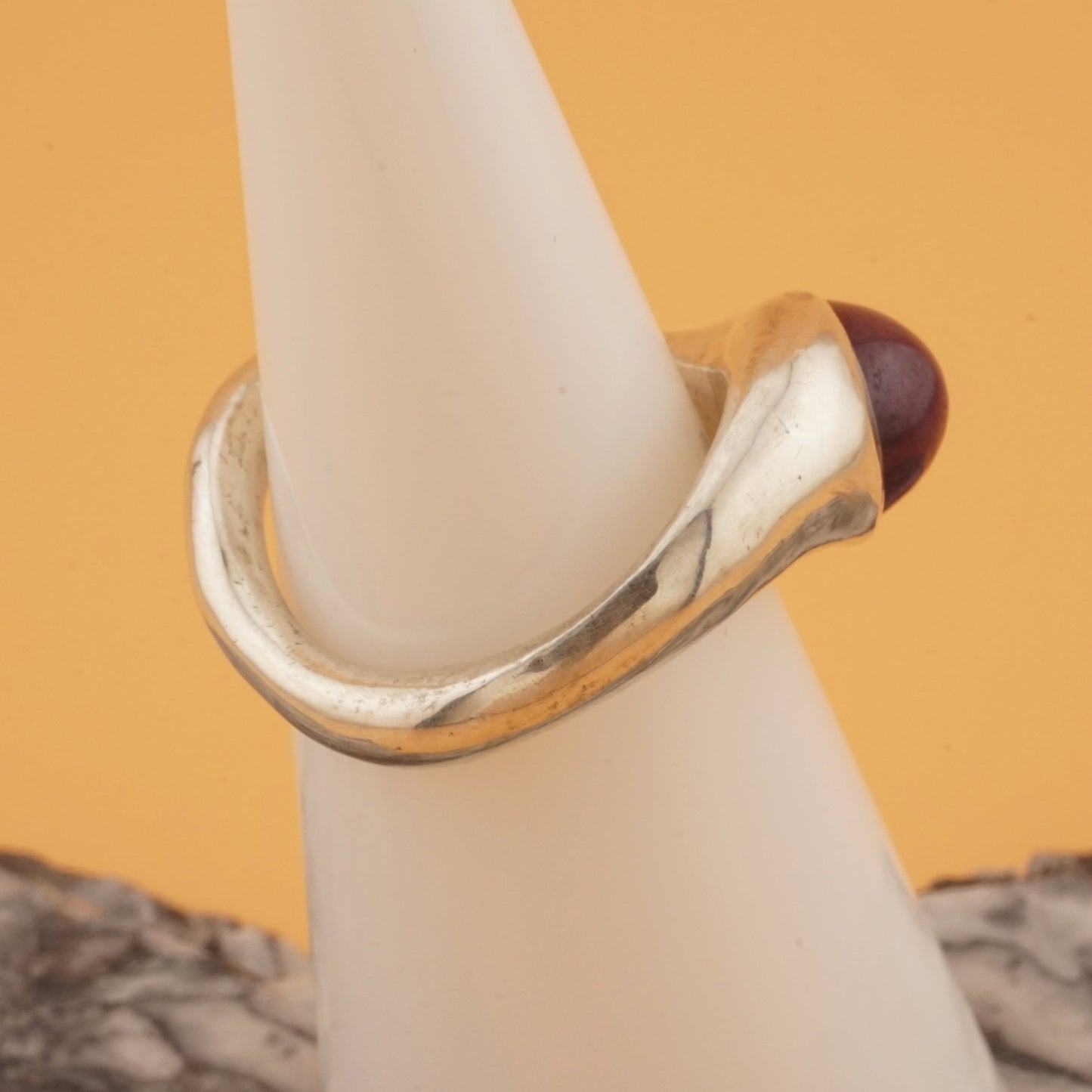 Ruby Squiggle Ring