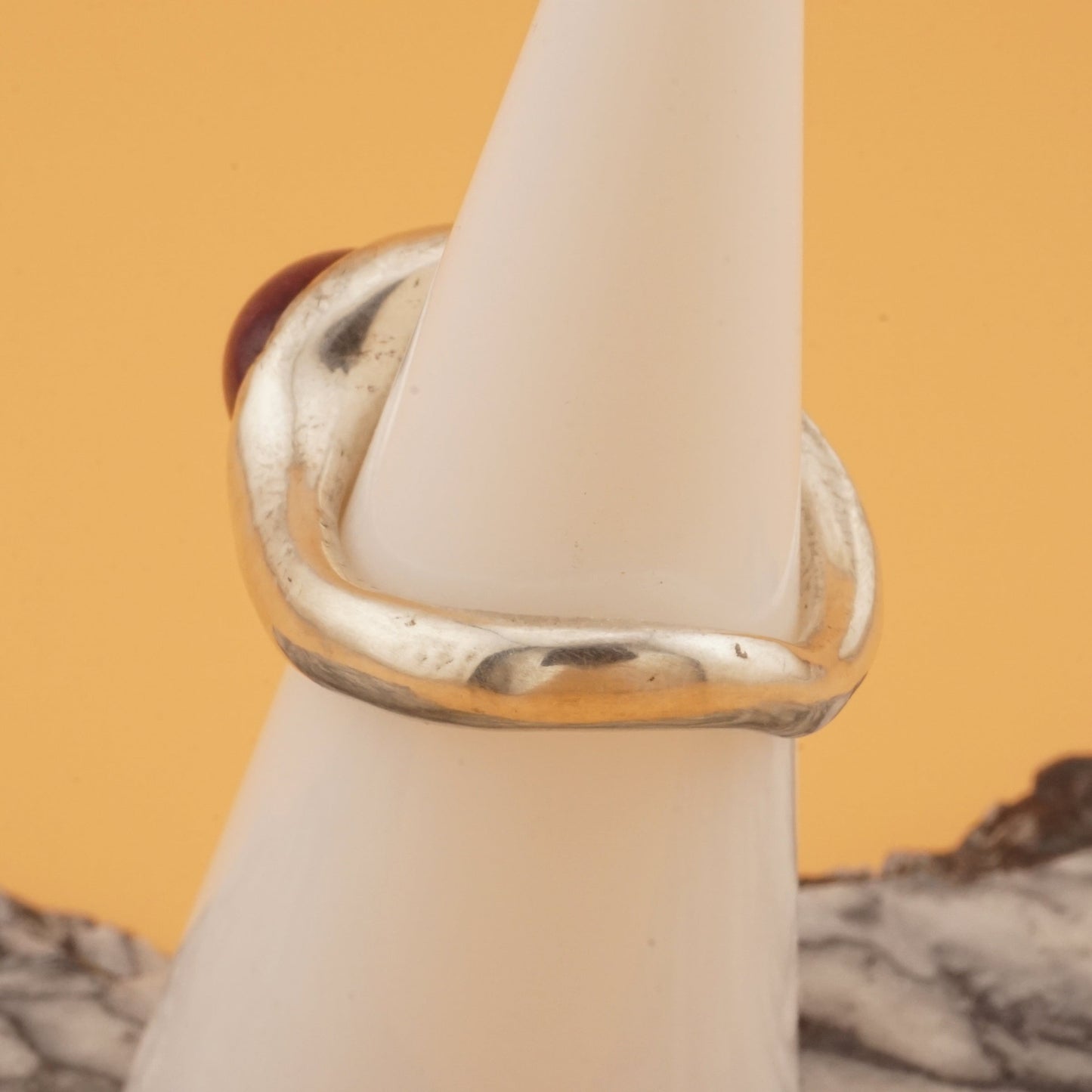 Ruby Squiggle Ring