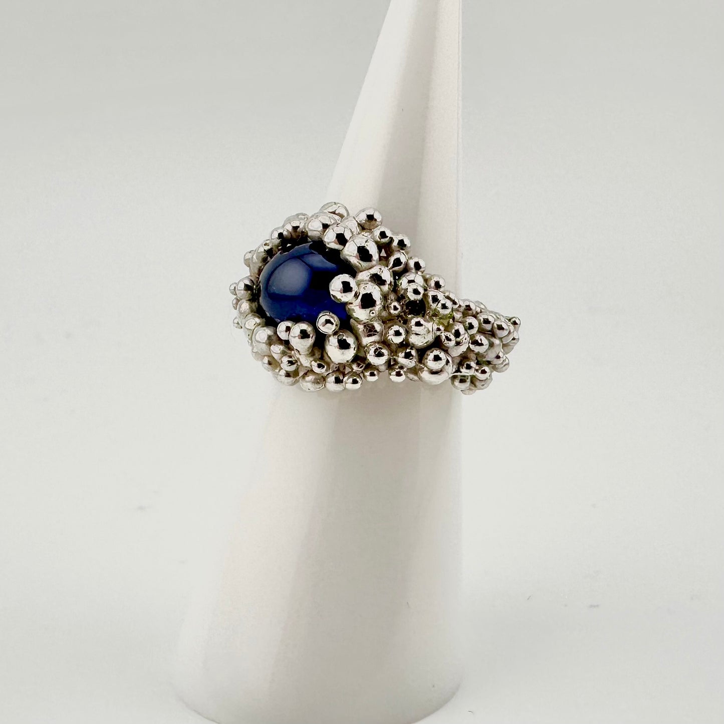 Star Sapphire Bubble Ring