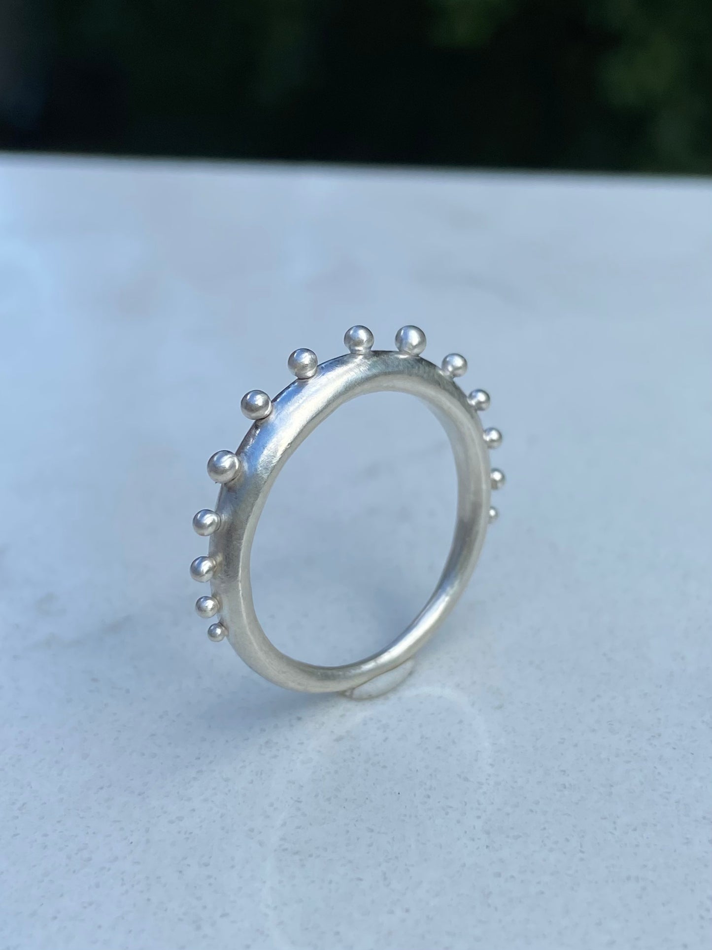 Granulation Ridge Ring