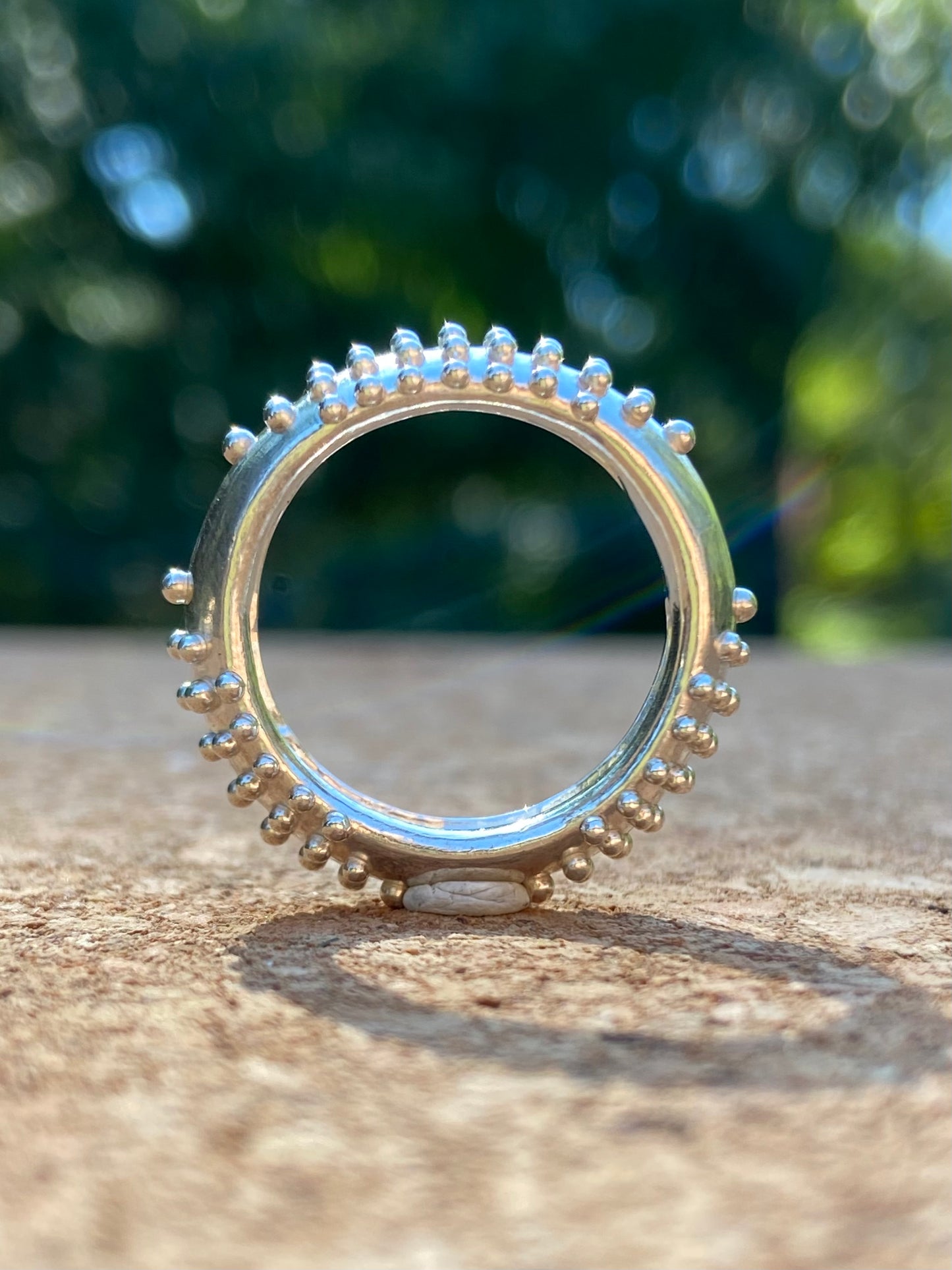 Triple Cluster Dot Dot Dot Ring