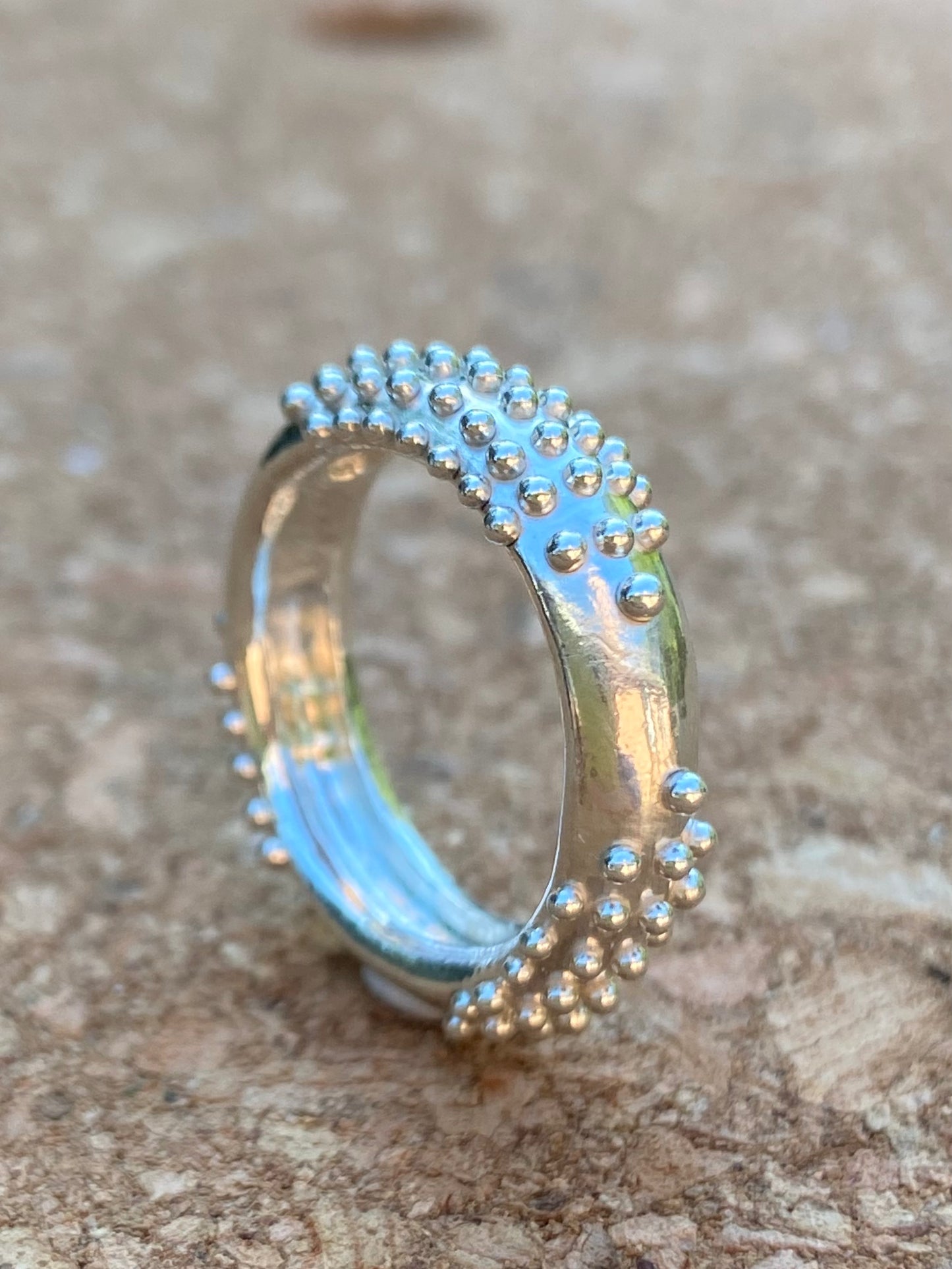 Triple Cluster Dot Dot Dot Ring