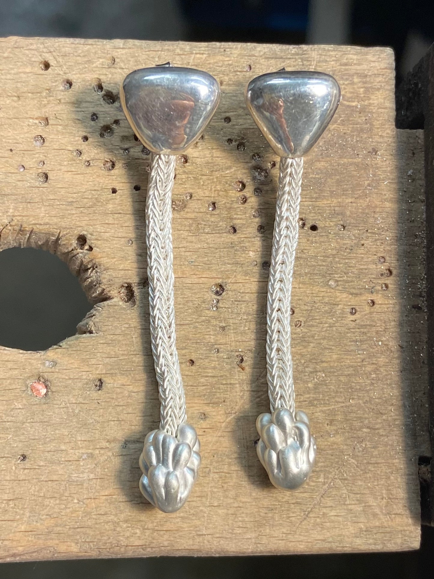 Two-way Double Loop n' Loop earrings
