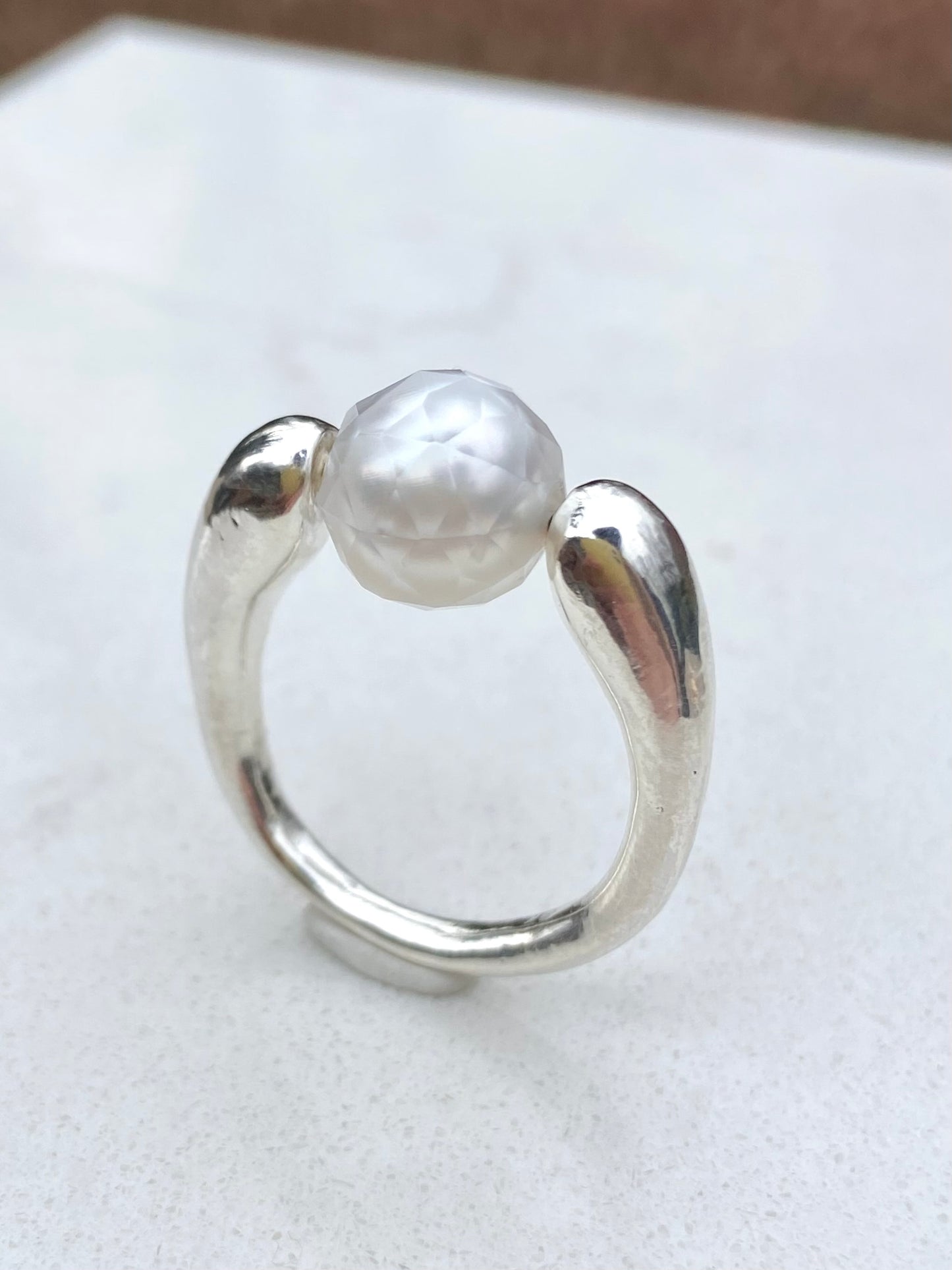 Sparrow Facet Pearl ring.
