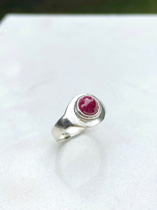 Disco Ruby ring (reserved for Carleen!)