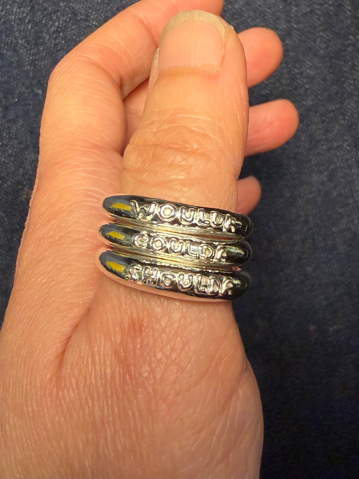 Woulda Shoulda Coulda ring set (for Liza)