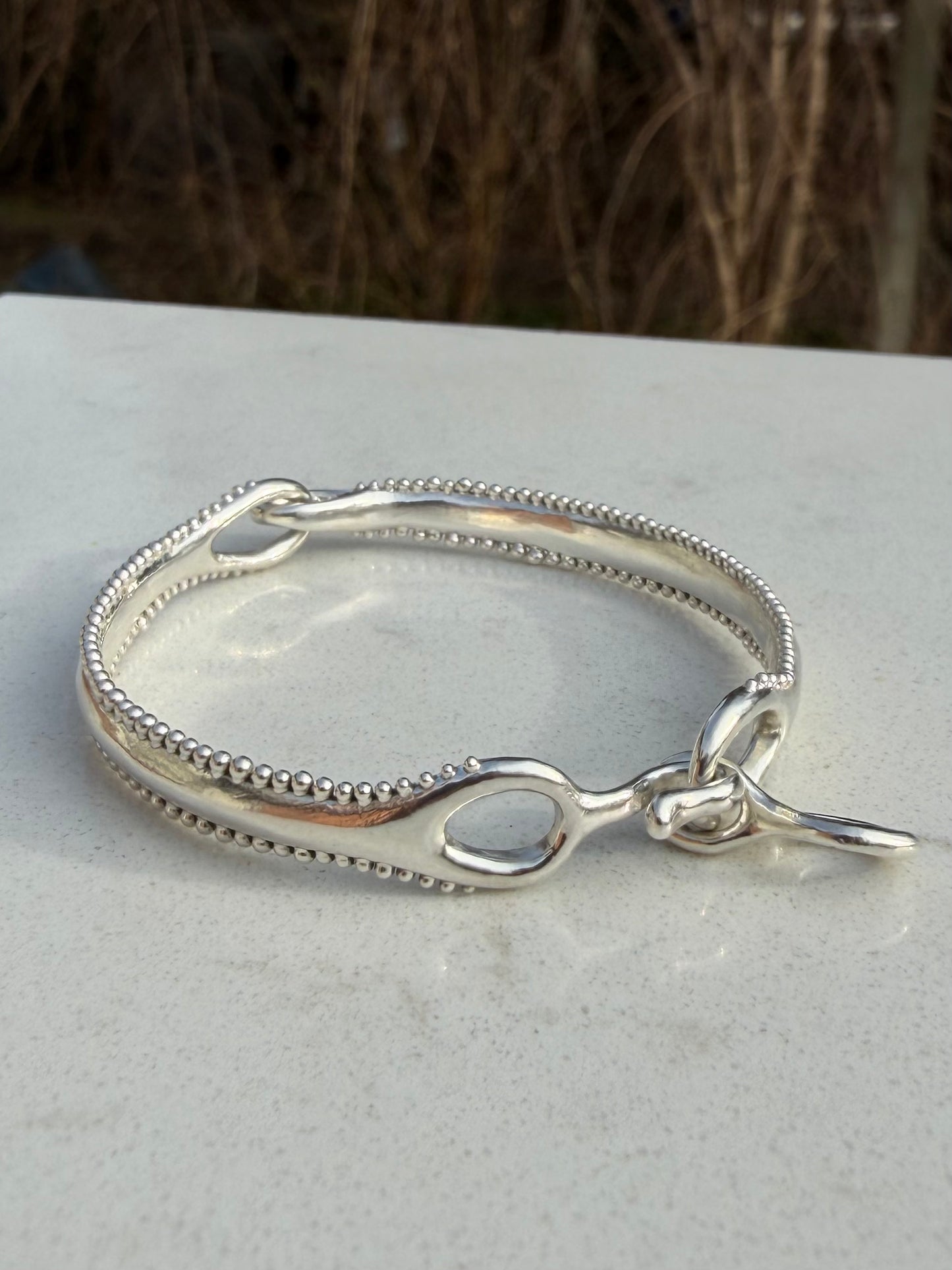 Silver linked bracelet (for Stephanie)