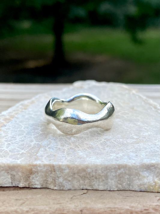 Metal Petal Ring (#1)