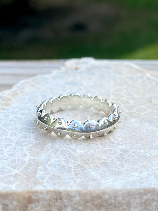 Metal Petals Ring (#5)