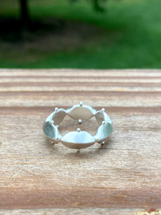 Metal Petals Ring (#7)
