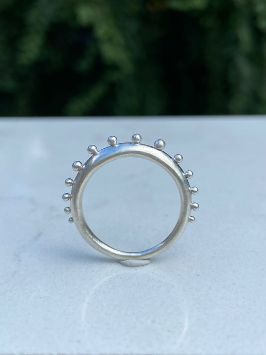 Granulation Ridge Ring